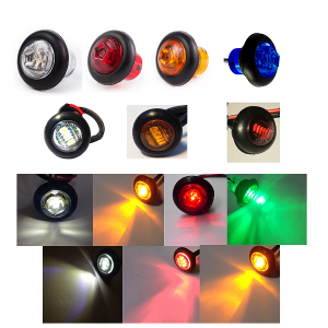 3/4 inčni okrugli Piranha LED 1 ili 3 diode kamionske prikolice za markiranje